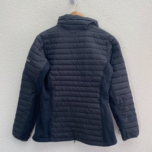 Columbia Junction Forest Hybrid Jacket Puffer Omni-Heat Medium Black Interchange - Picture 2 of 5